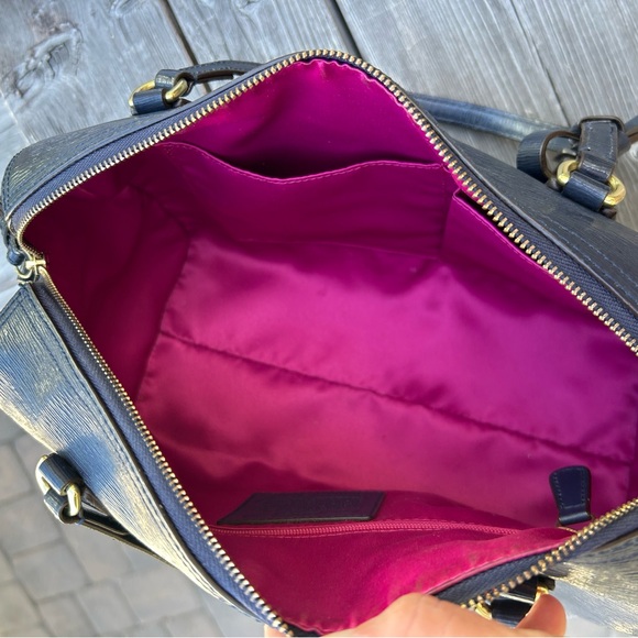 Coach Poppy East/West Satchel Tote Bag - Picture 9 of 13